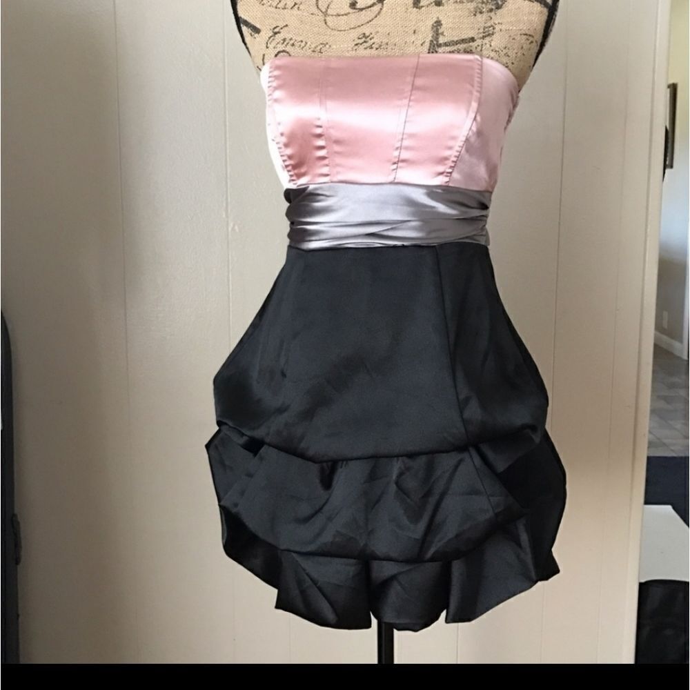 Speechless Whimsical Strapless Bubble Hem Goth Y2K Dress Size‎ 5